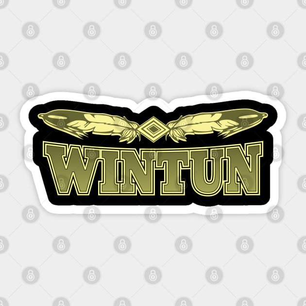 Wintun Tribe Sticker by MagicEyeOnly